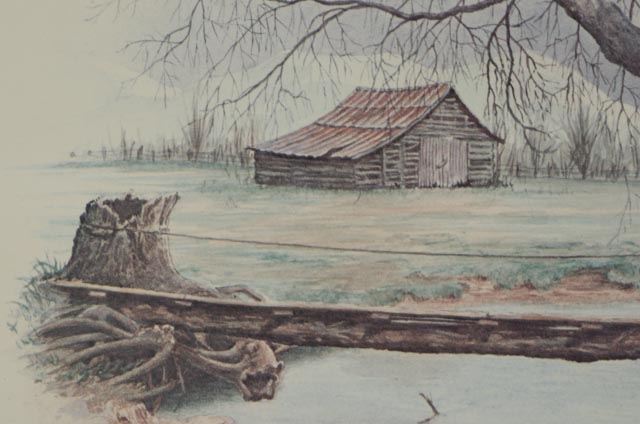 Lot of Four Signed E. Howard Burger Offset Lithographs