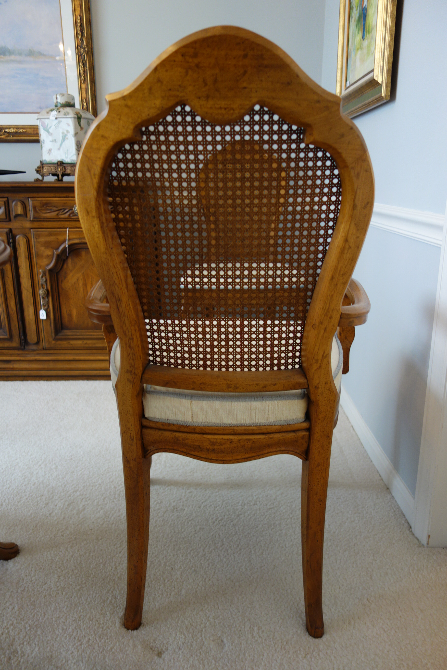 Drexel French Provincial Style Dining Table and Six Chairs