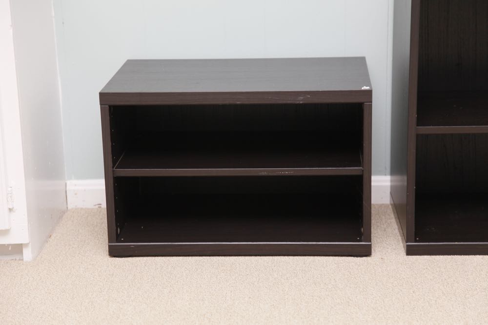 Set of Five IKEA Small Bookcases