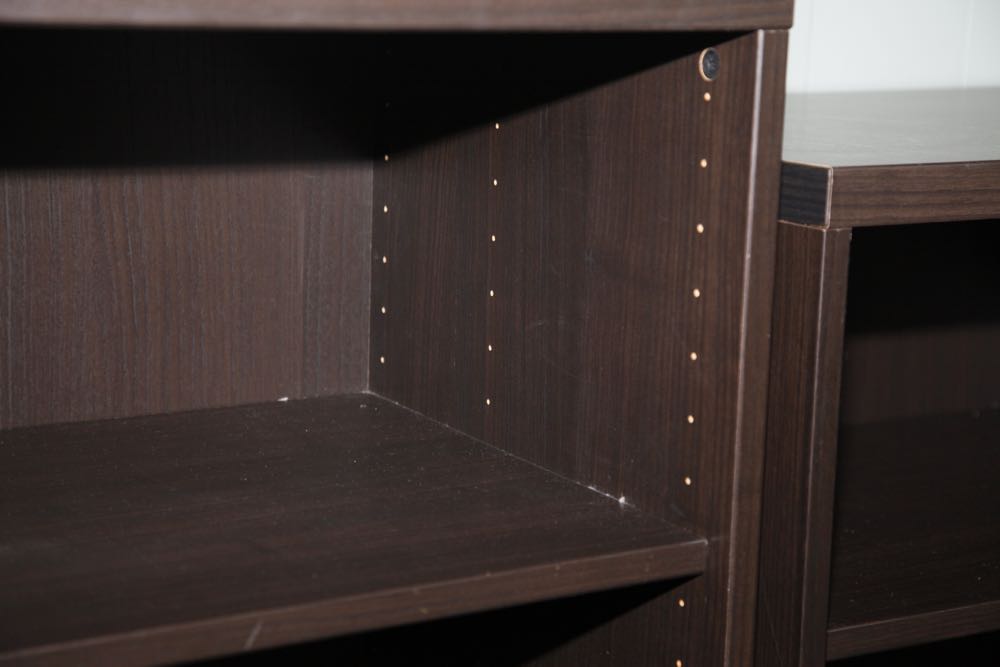 Set of Five IKEA Small Bookcases