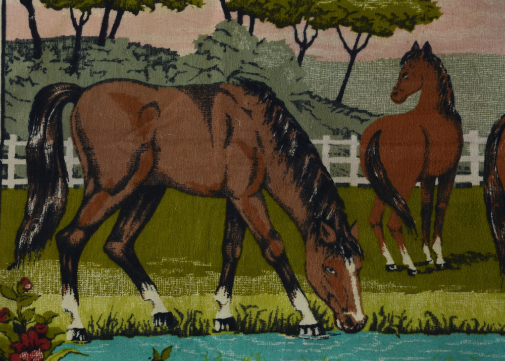 Vintage Horse Tapestry