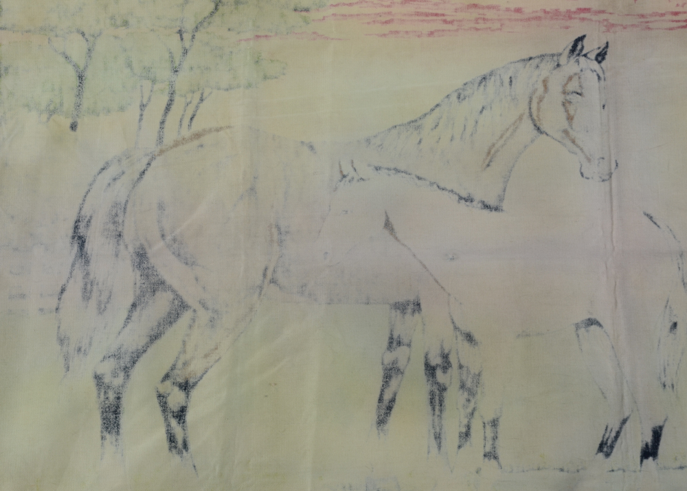 Vintage Horse Tapestry