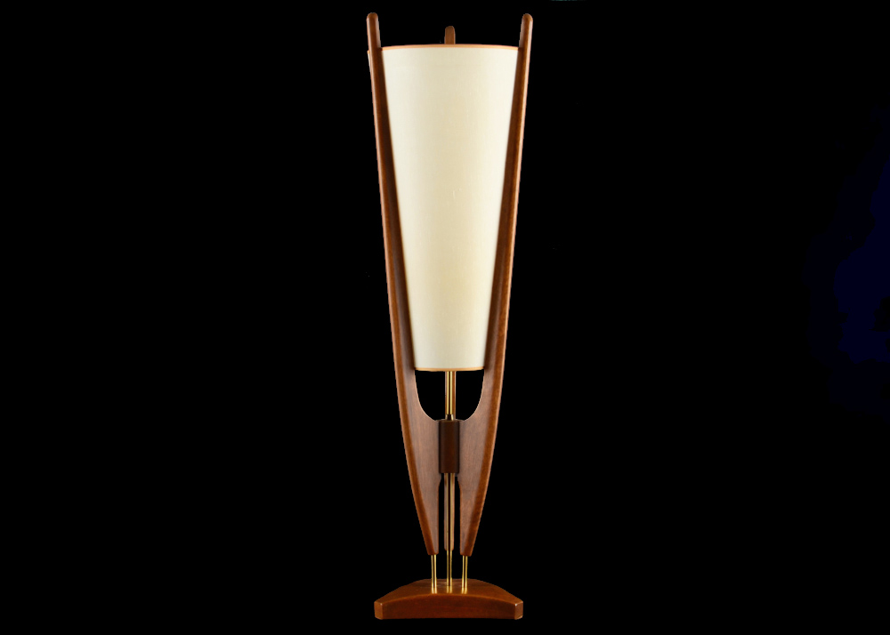 Adriane Pearsall Teak Table Lamp