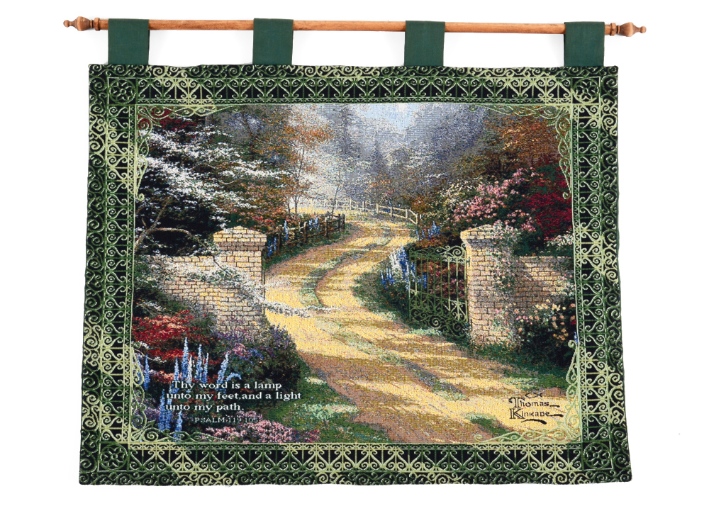 Thomas Kinkade Woven Tapestry