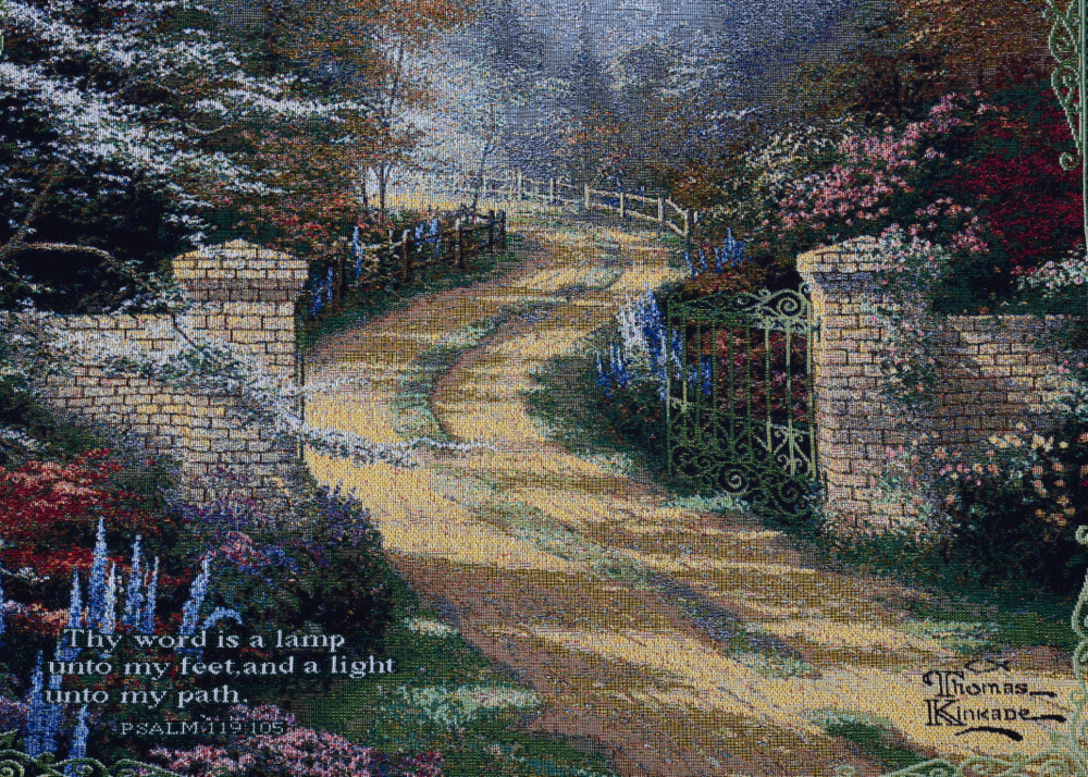 Thomas Kinkade Woven Tapestry