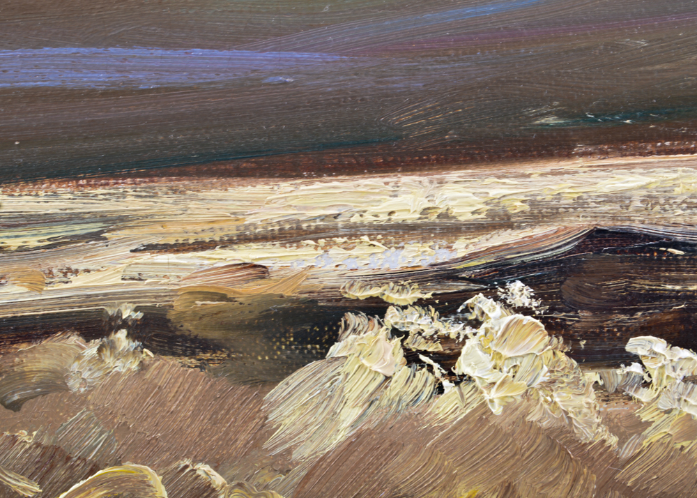 Vintage, Signed Oil on Canvas by Wolz