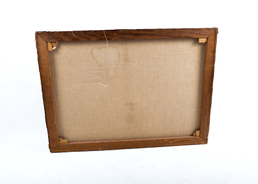 Vintage, Signed Oil on Canvas by Wolz