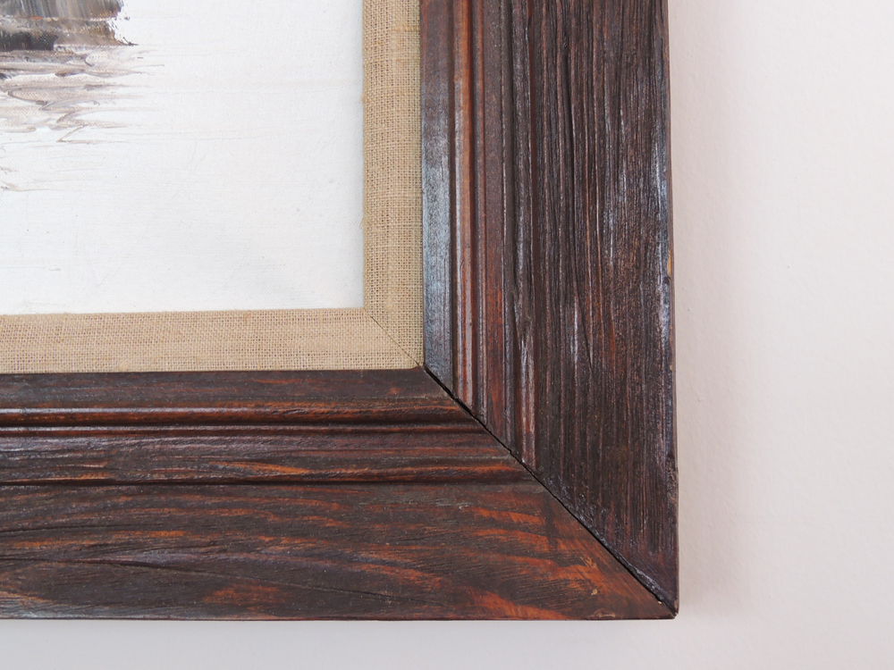 Signed Tony Wong Original Oil on Canvas