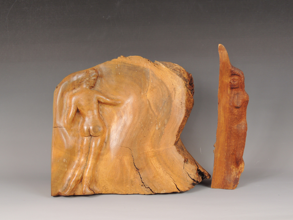 Signed Bruce Turnbull Driftwood Sculptures