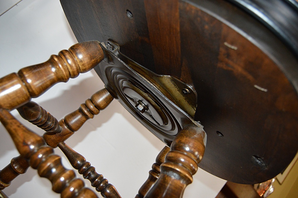 Set of Four Colonial Style Bar Stools