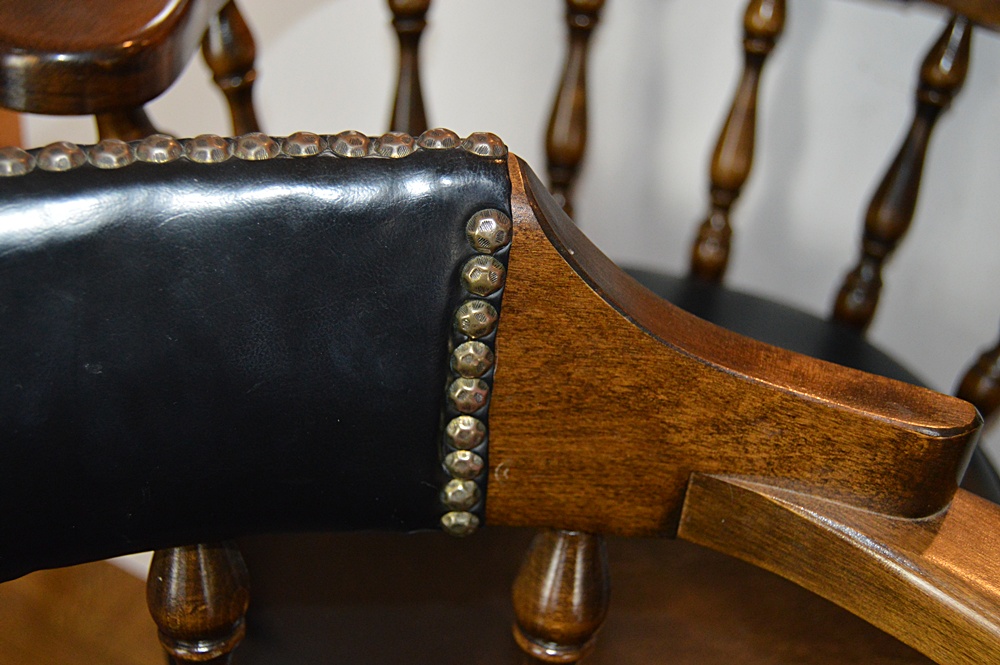 Set of Four Colonial Style Bar Stools