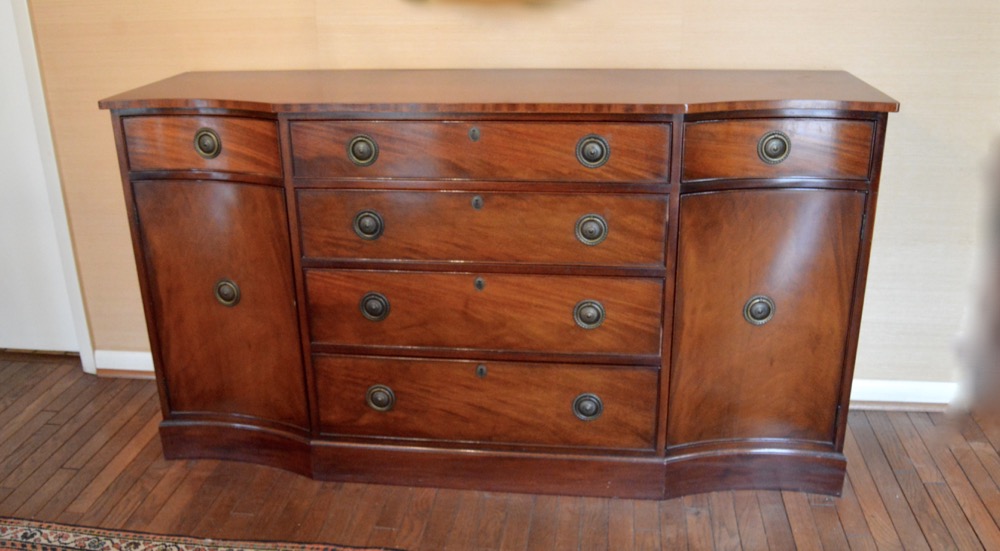 Duncan Phyfe Style Mahogany Buffet