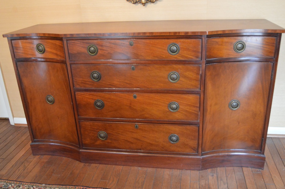 Duncan Phyfe Style Mahogany Buffet