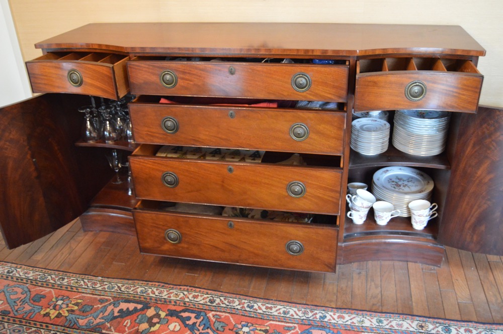 Duncan Phyfe Style Mahogany Buffet