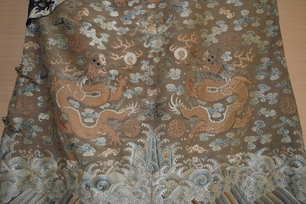 19th Century Chinese Imperial Dragon Robe