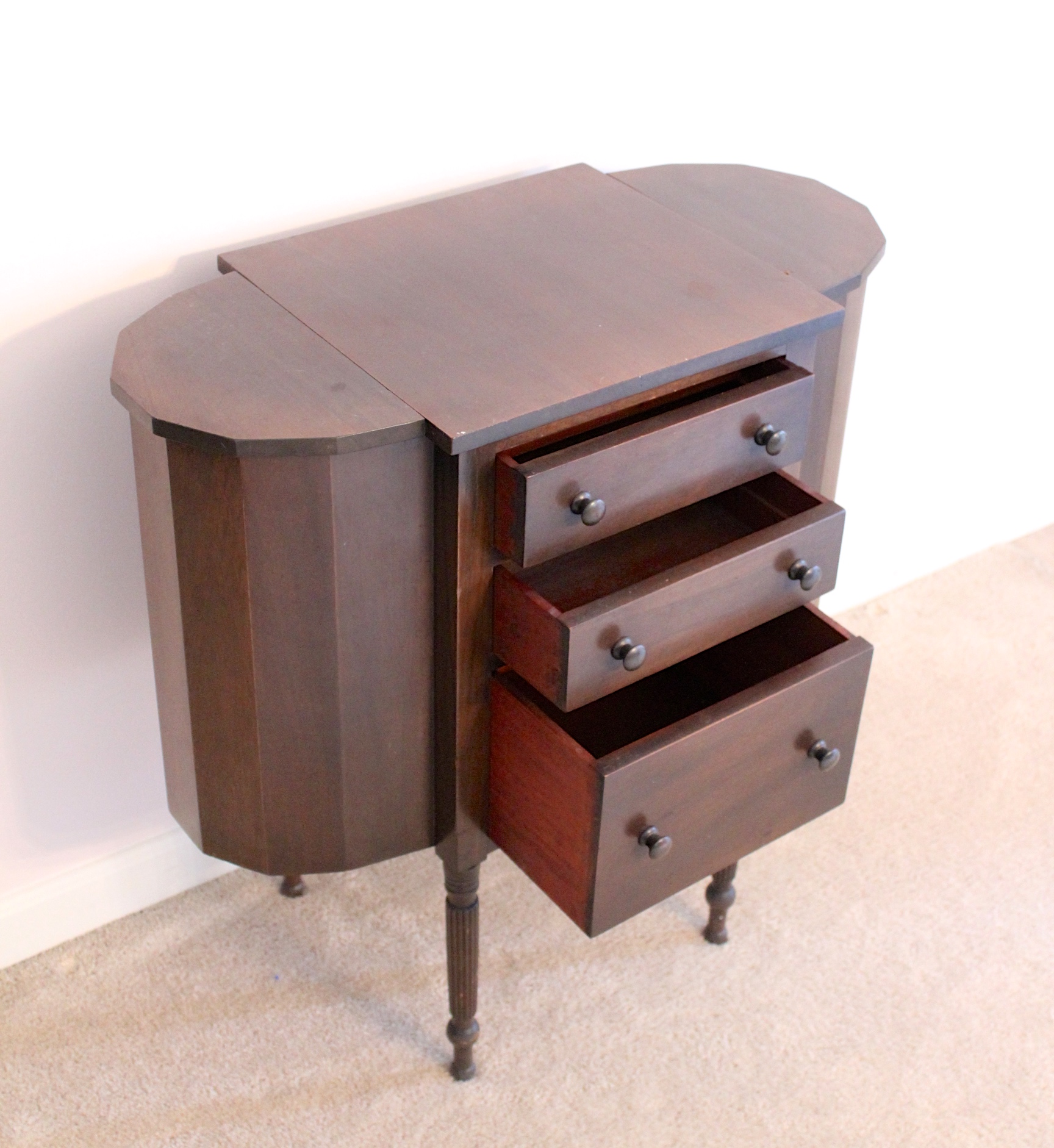 Martha Washington Style Sewing Cabinet