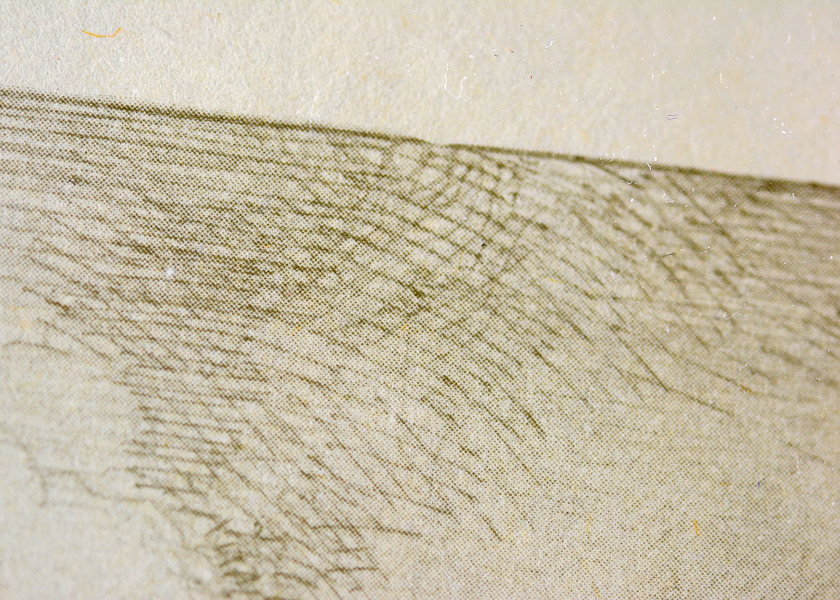 Framed Nollet Off Set Lithograph of "Paris Rue des Francs Bourgeois"