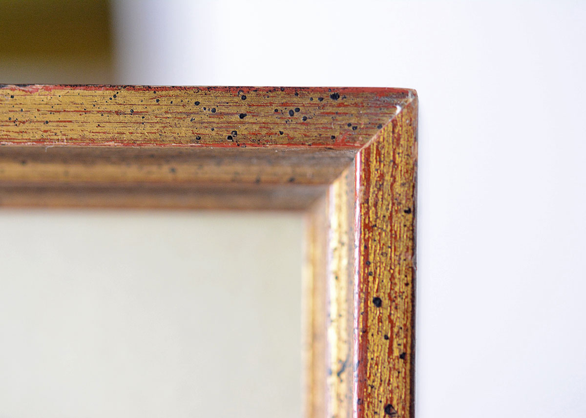 Framed Nollet Off Set Lithograph of "Paris Rue des Francs Bourgeois"