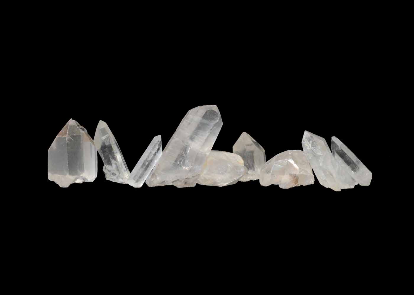 Collection of Natural Crystal Points