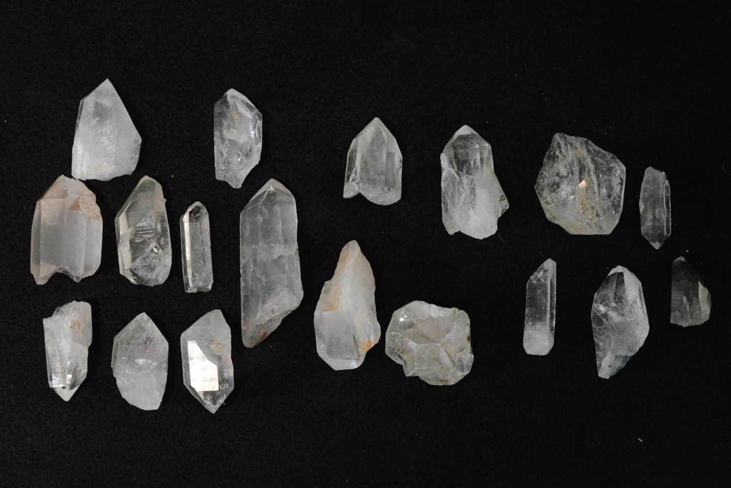 Collection of Natural Crystal Points
