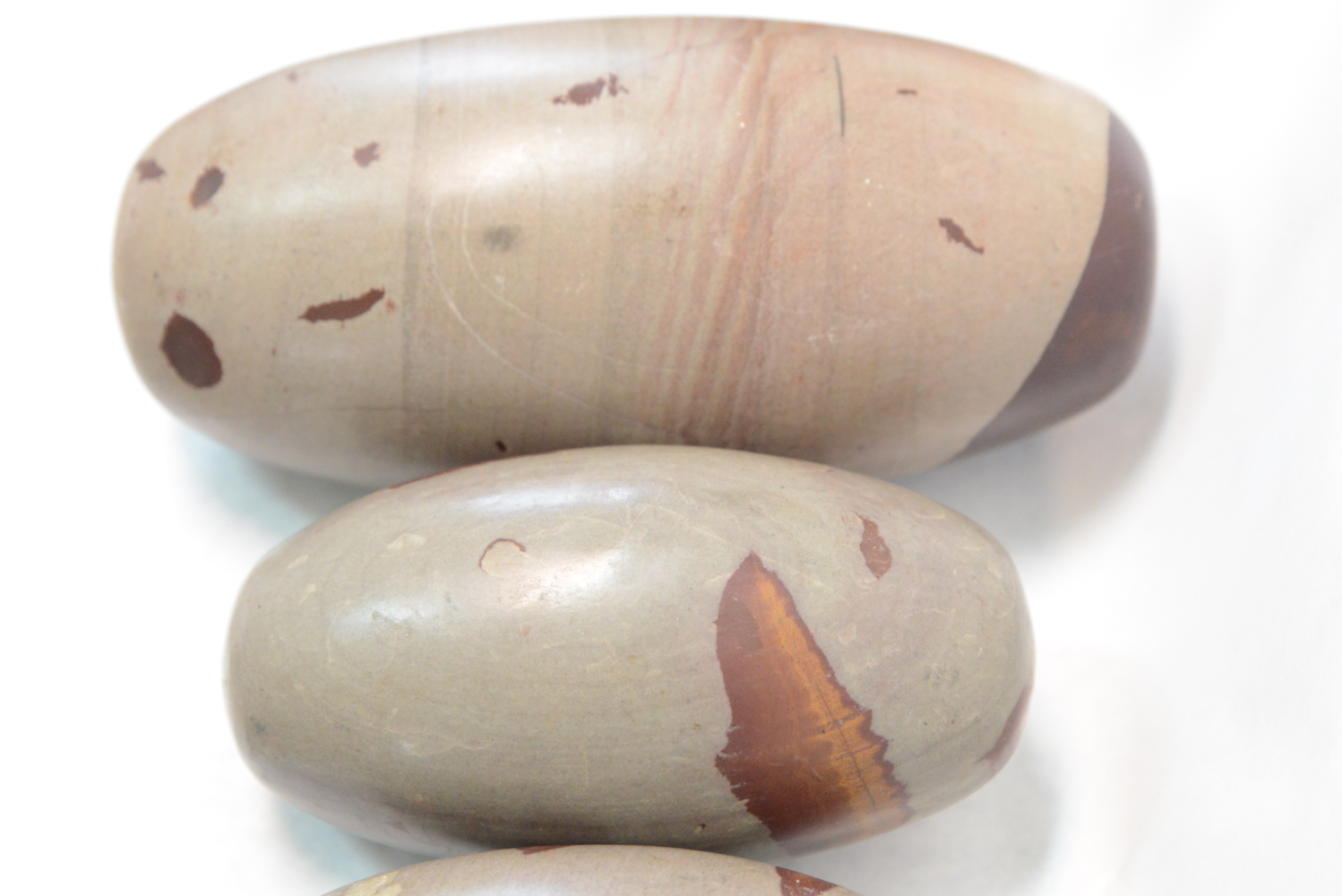 Quartet of Shiva Lingham Sacred Stones