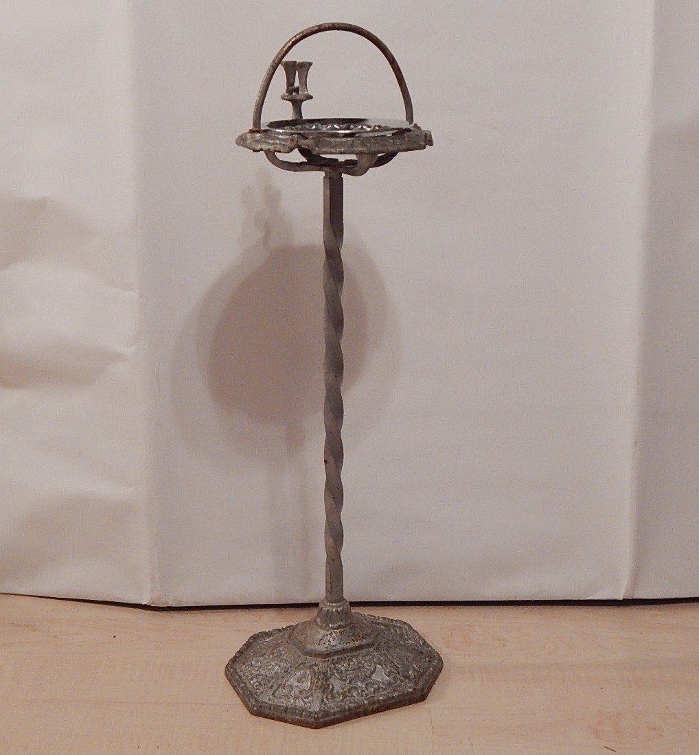 Vintage Cast Iron Smoking Stand