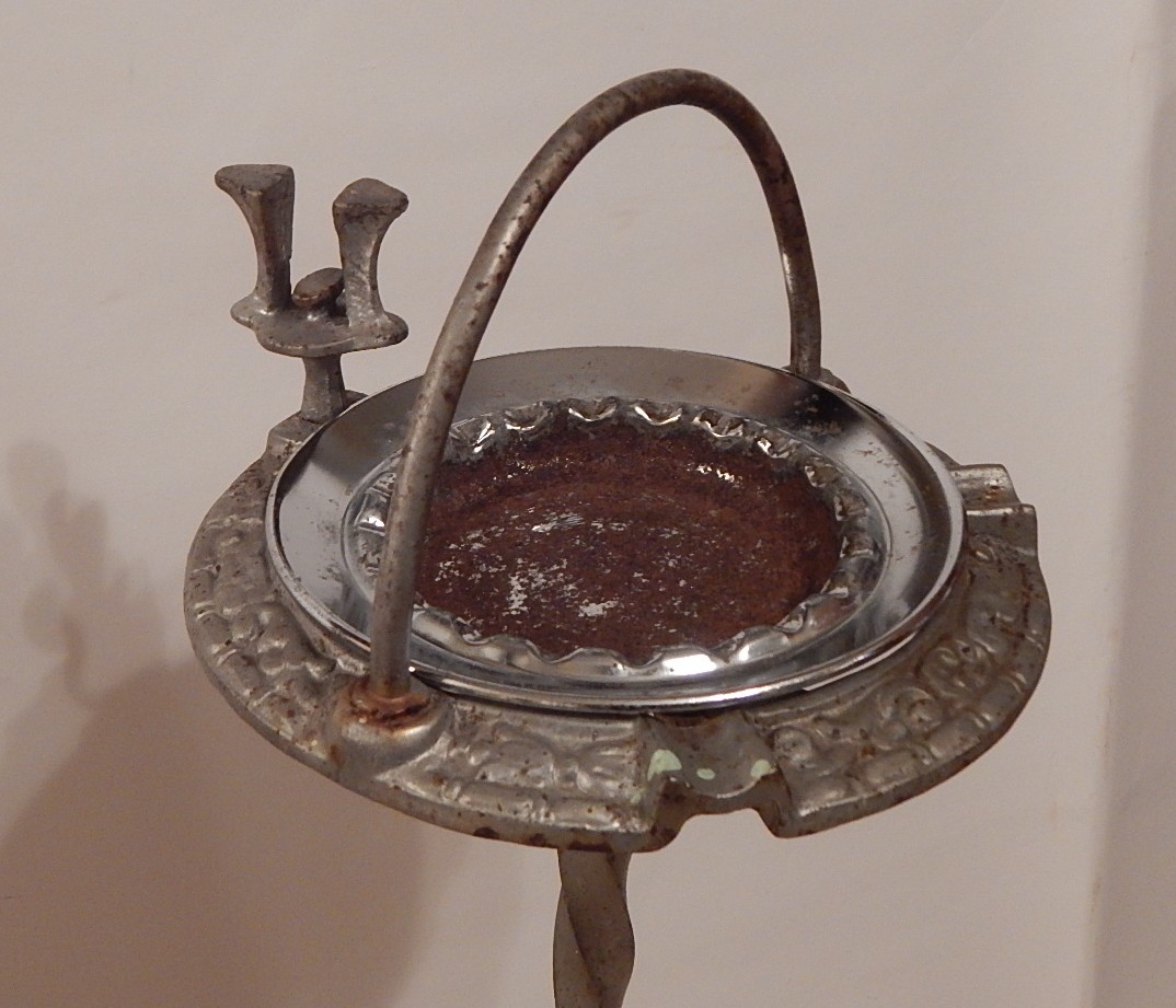 Vintage Cast Iron Smoking Stand