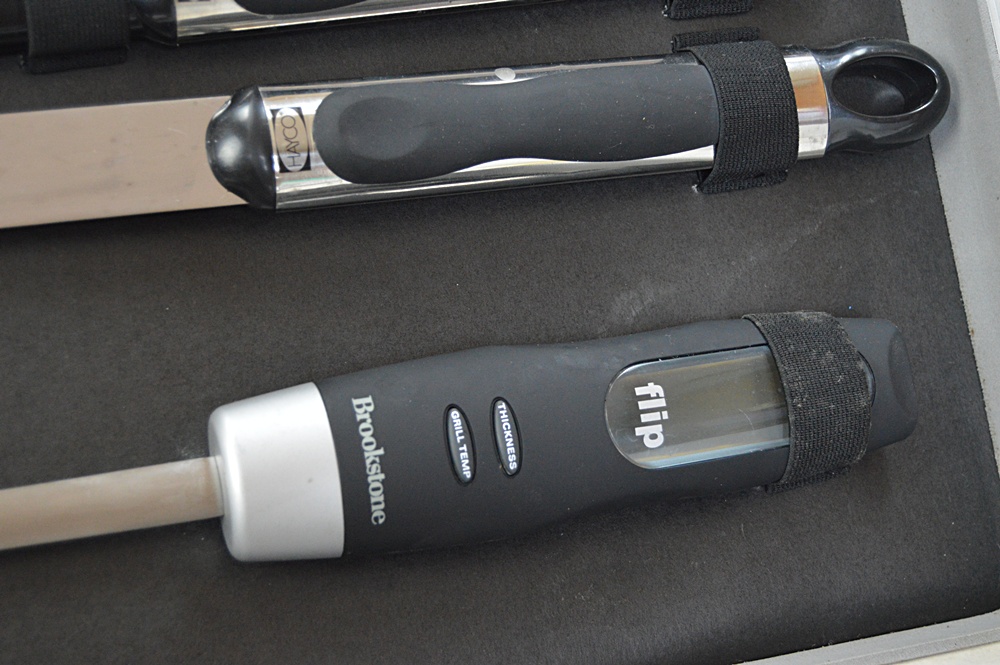 Brookstone and Hayco Grill Utensils in Aluminum Case