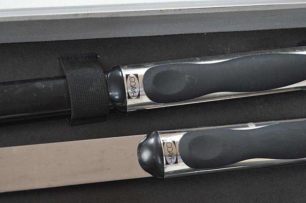 Brookstone and Hayco Grill Utensils in Aluminum Case