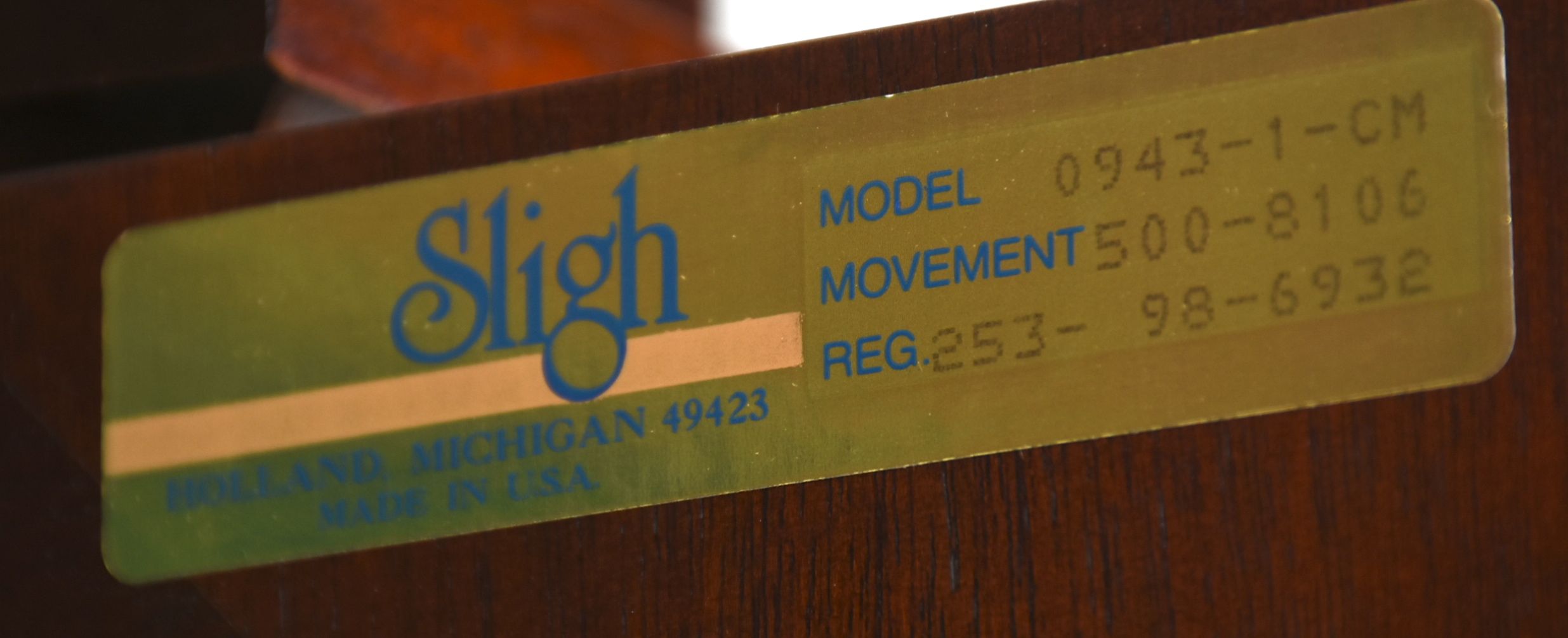 Dorset Grandfather Clock by Sligh