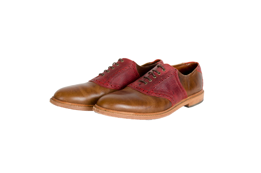 Allen Edmond "Finch" Brown and Red Men's Shoe