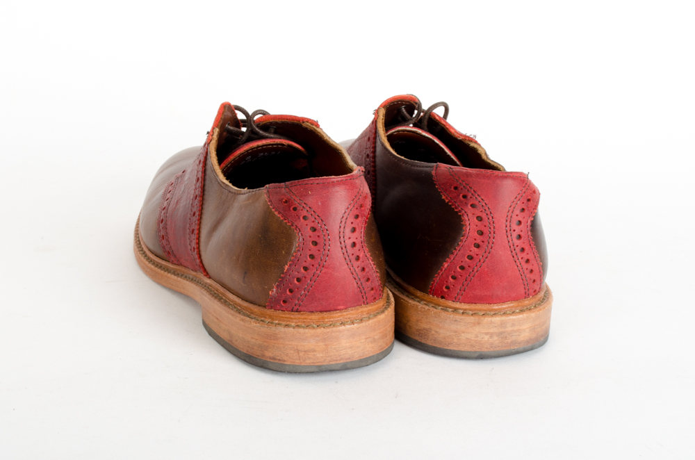 Allen Edmond "Finch" Brown and Red Men's Shoe