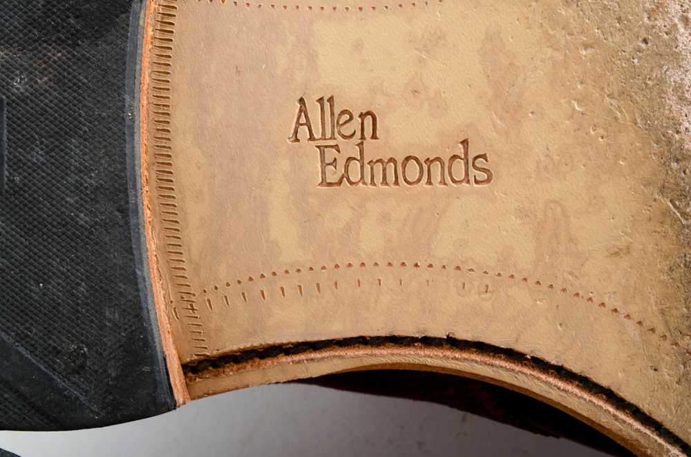 Allen Edmond "Finch" Brown and Red Men's Shoe