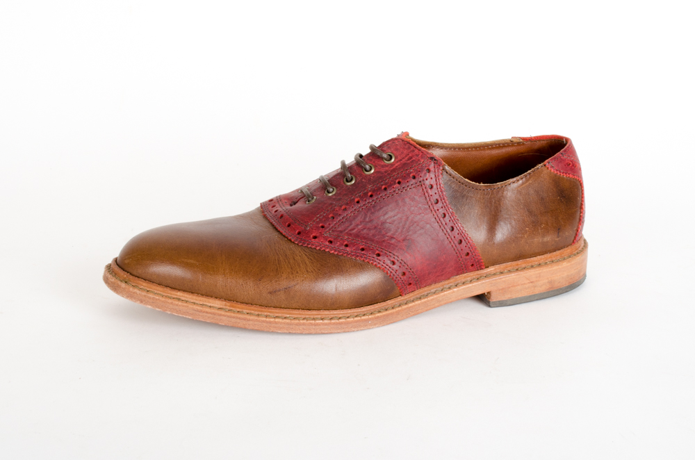Allen Edmond "Finch" Brown and Red Men's Shoe
