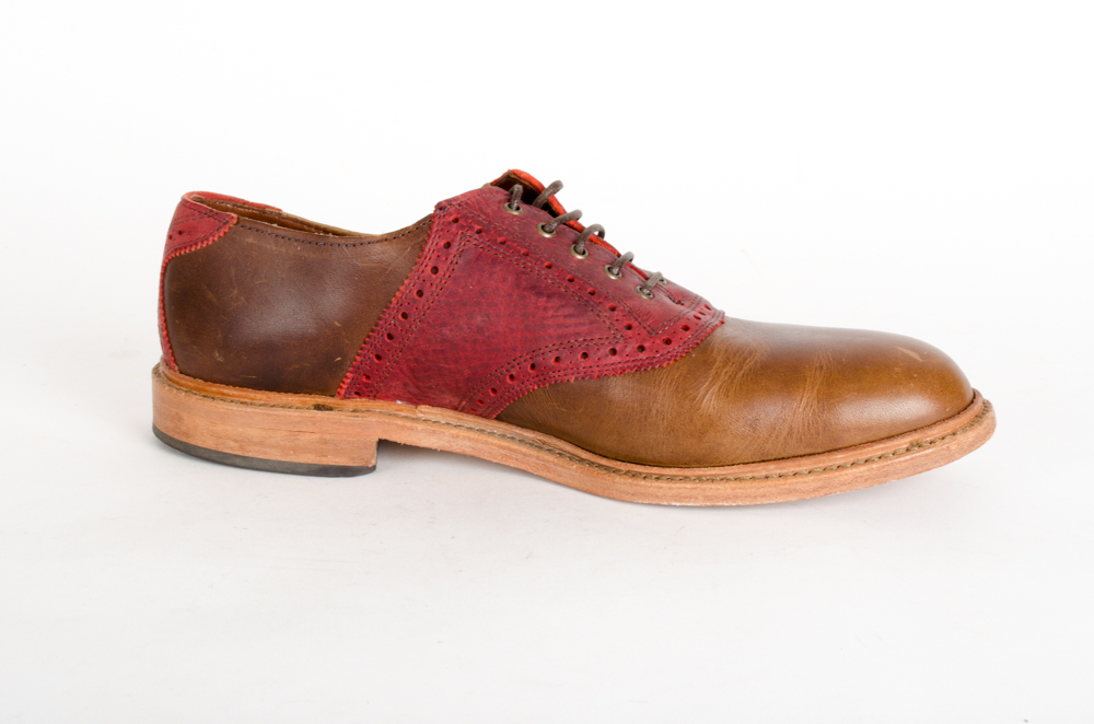 Allen Edmond "Finch" Brown and Red Men's Shoe