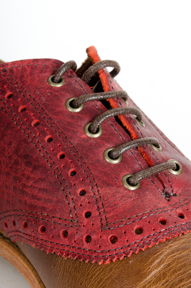 Allen Edmond "Finch" Brown and Red Men's Shoe