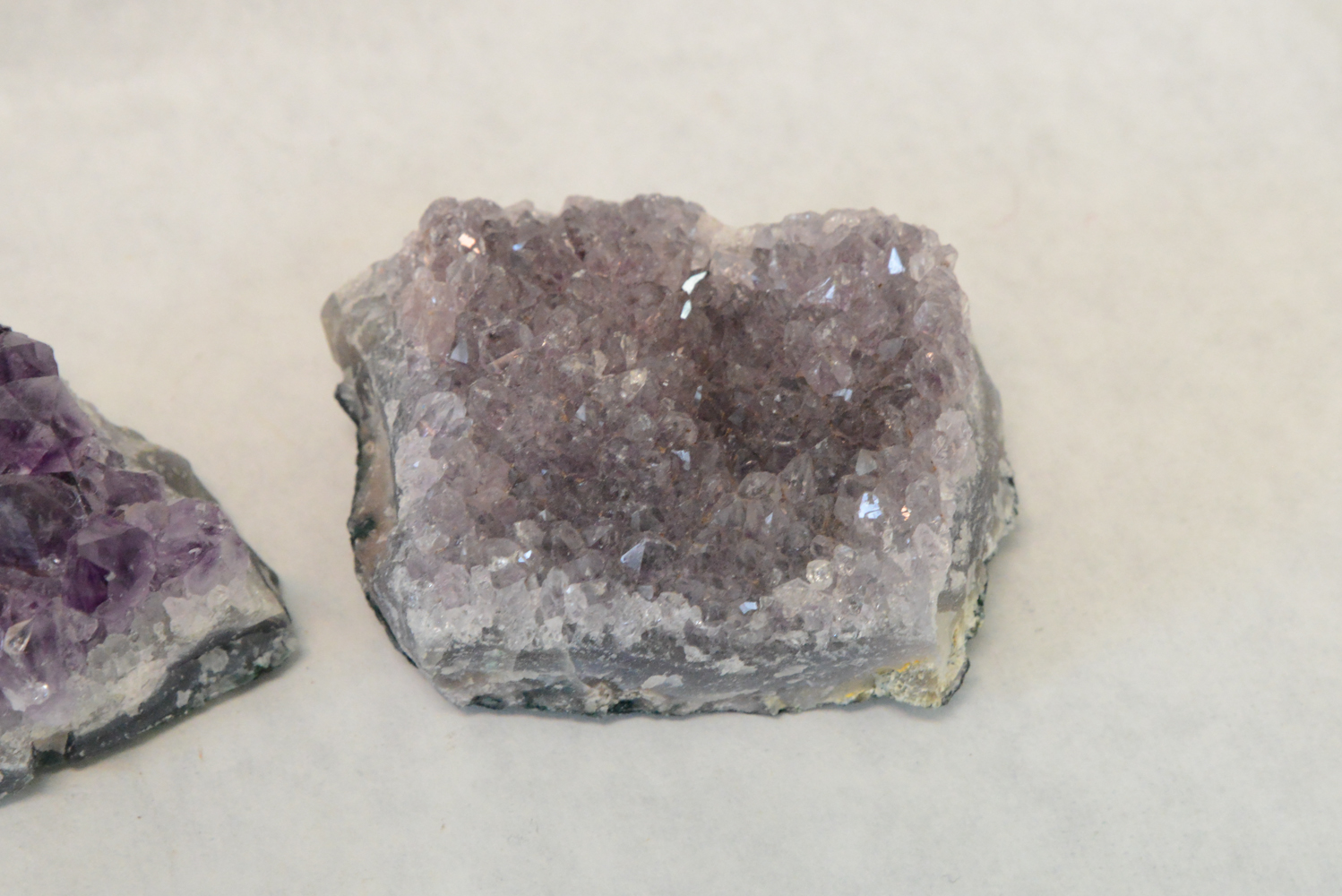 Trio of Amethyst Clusters