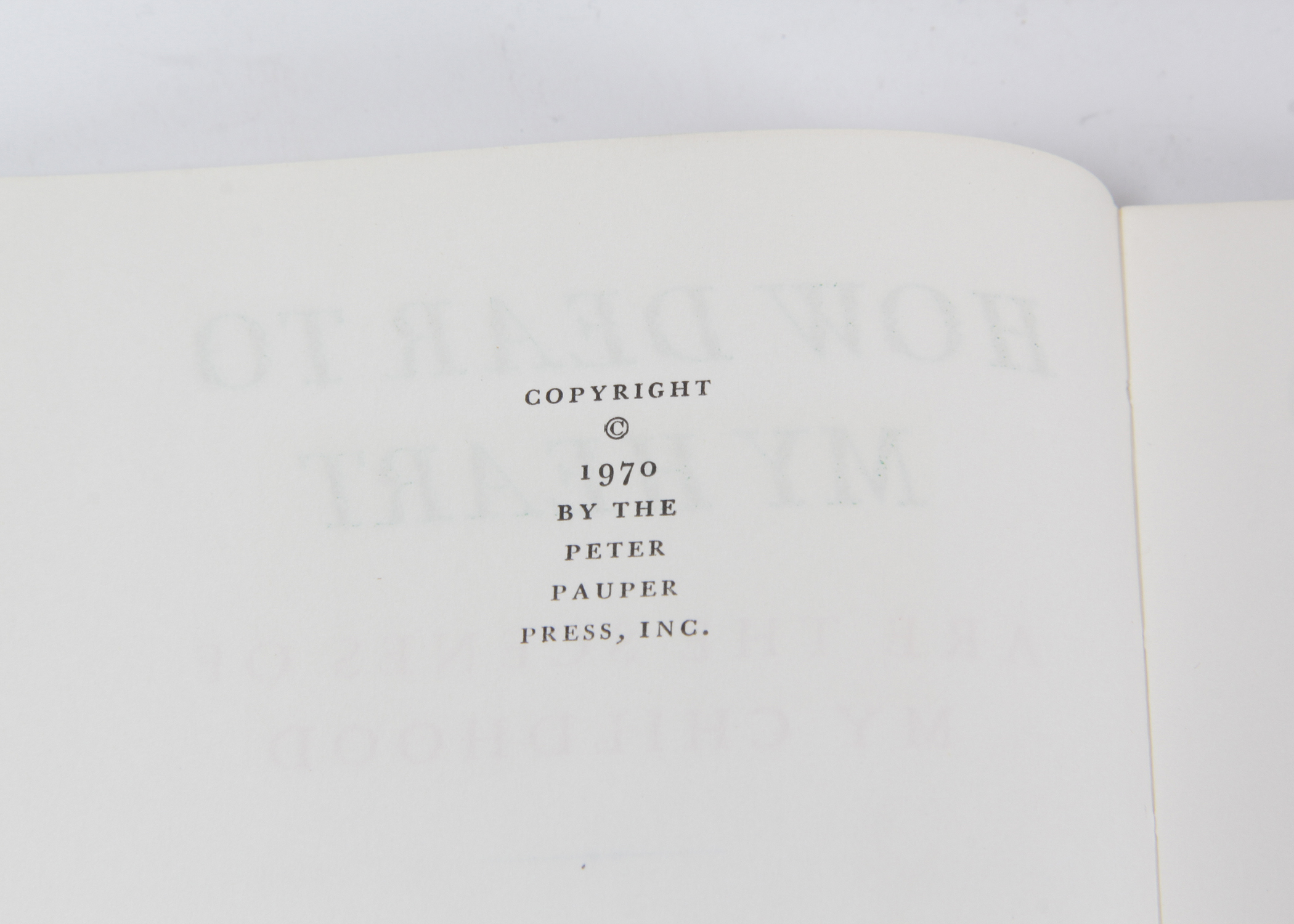 Vintage Peter Pauper Press Books