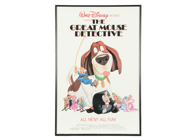 Walt Disney Pictures Promo Poster "The Great Mouse Detective"