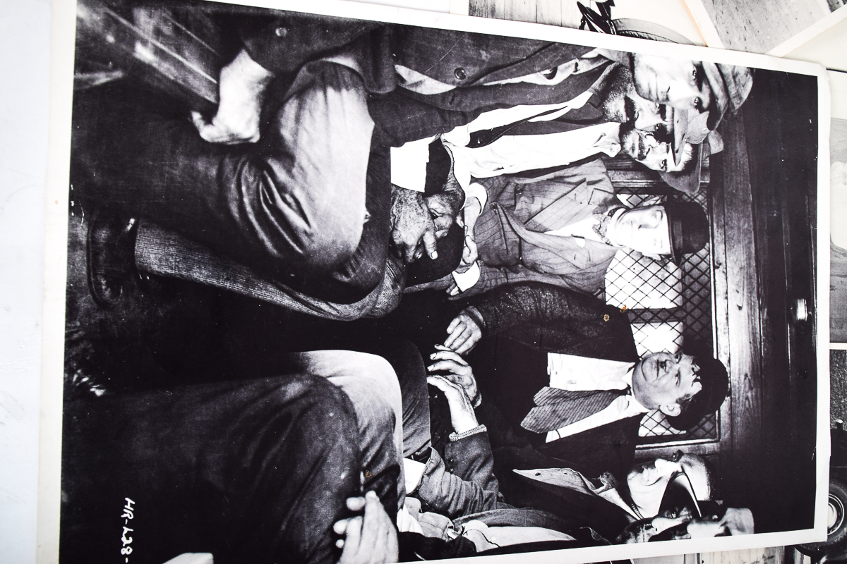 Set of Five Black and White Vintage and Antique Car Photographs