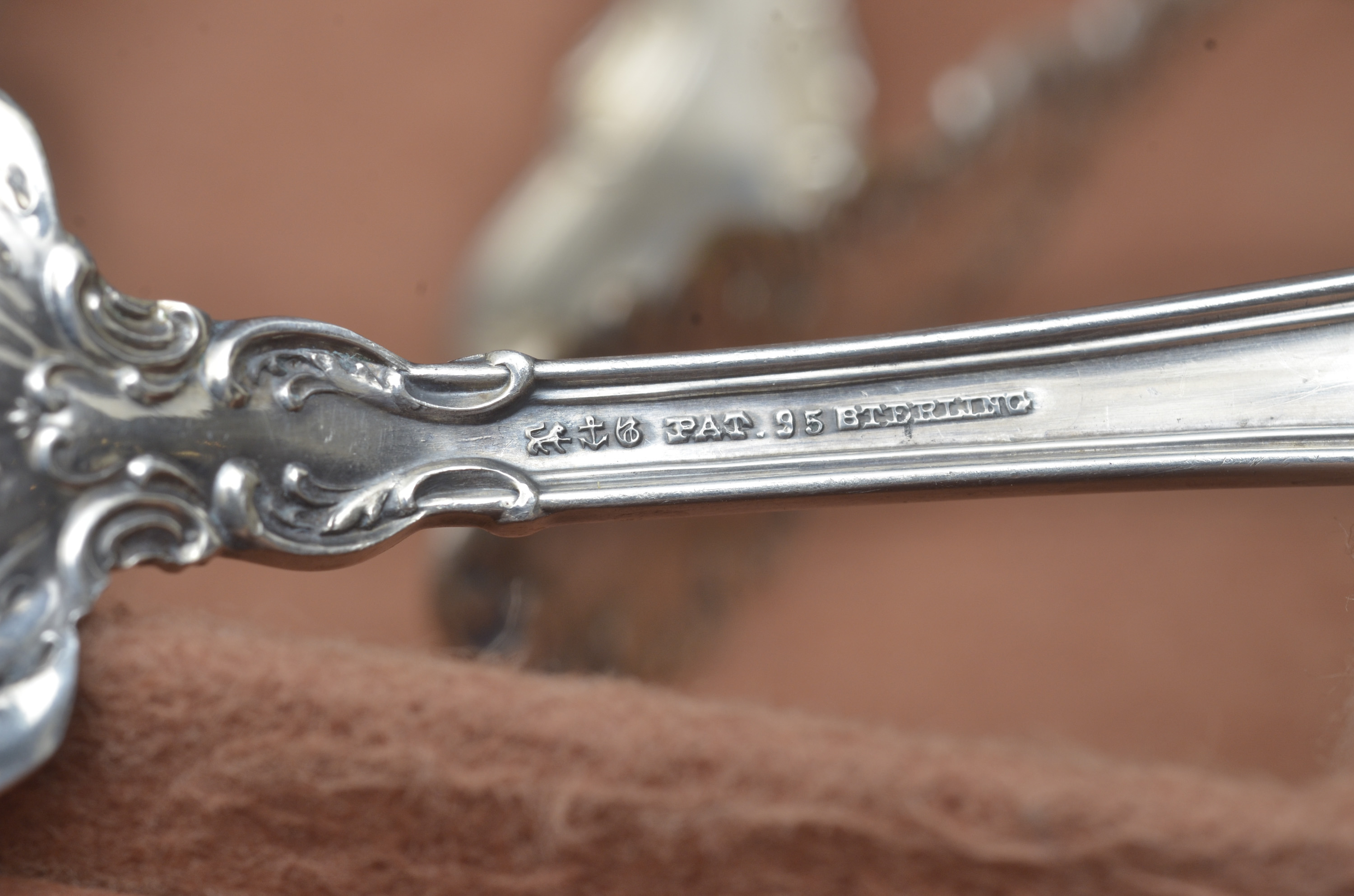 Antique Gorham Corporation Sterling Silverware Set in Tarnish Proof Chest