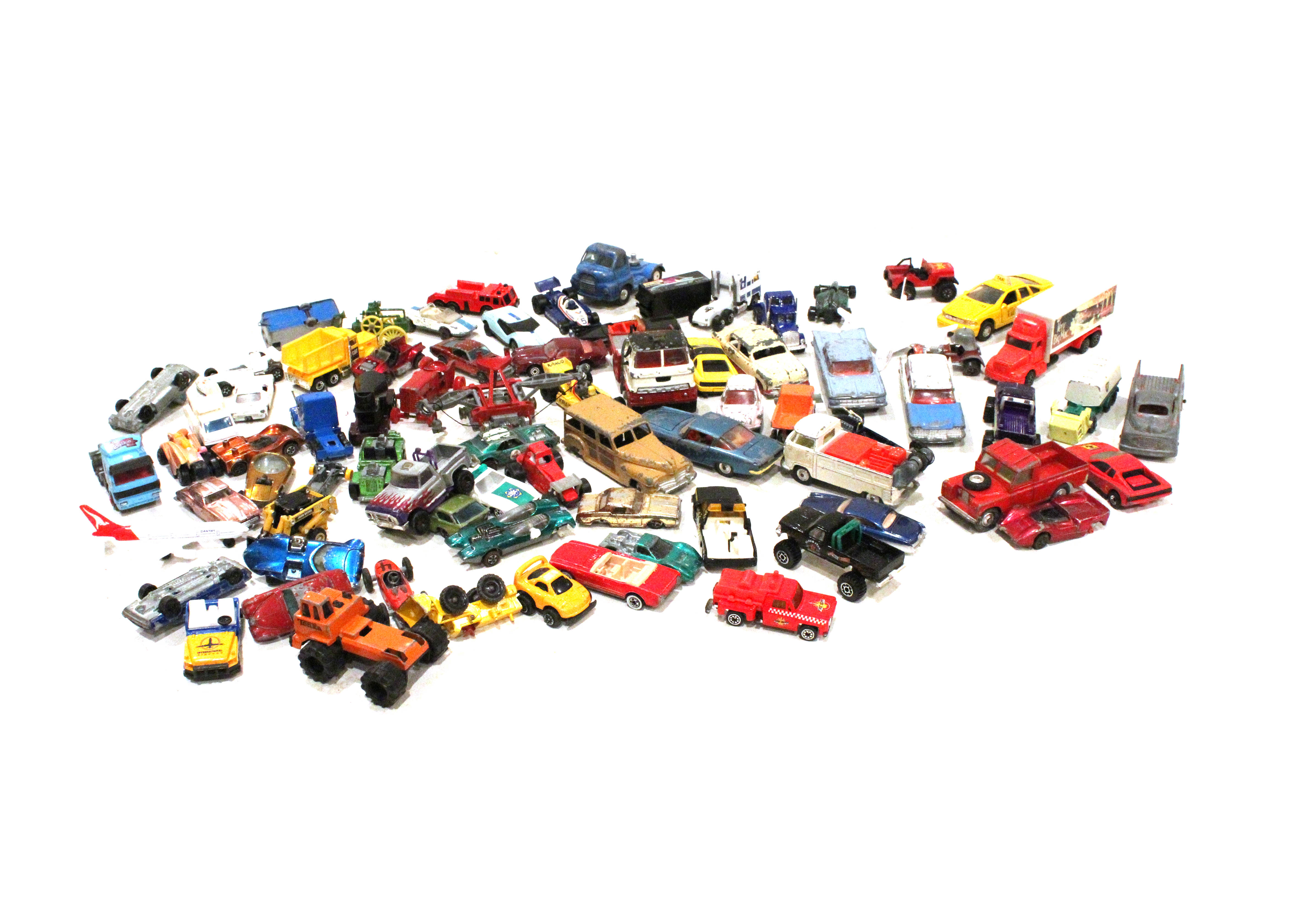 Vintage Metal Die-Cast Automobiles