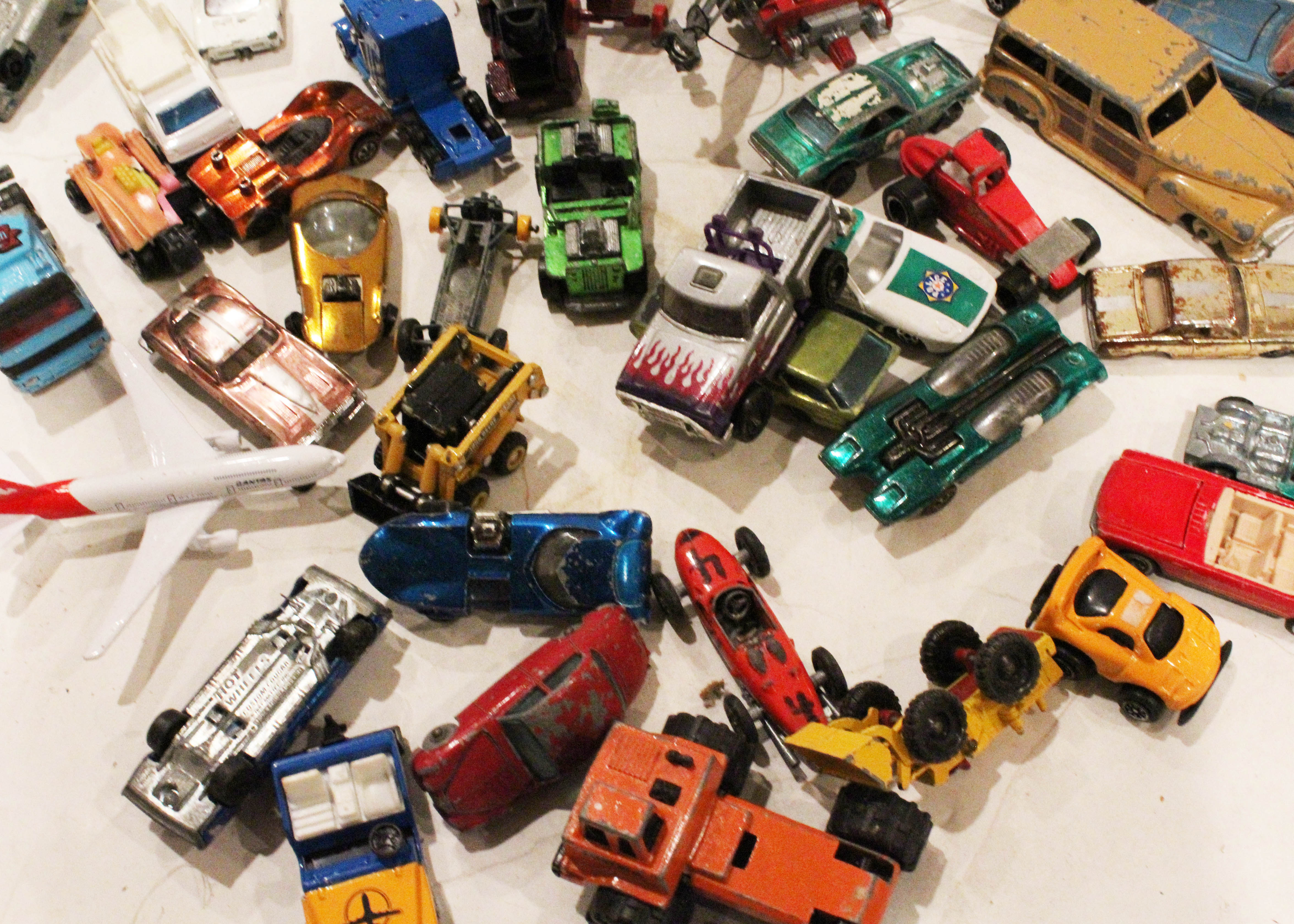 Vintage Metal Die-Cast Automobiles