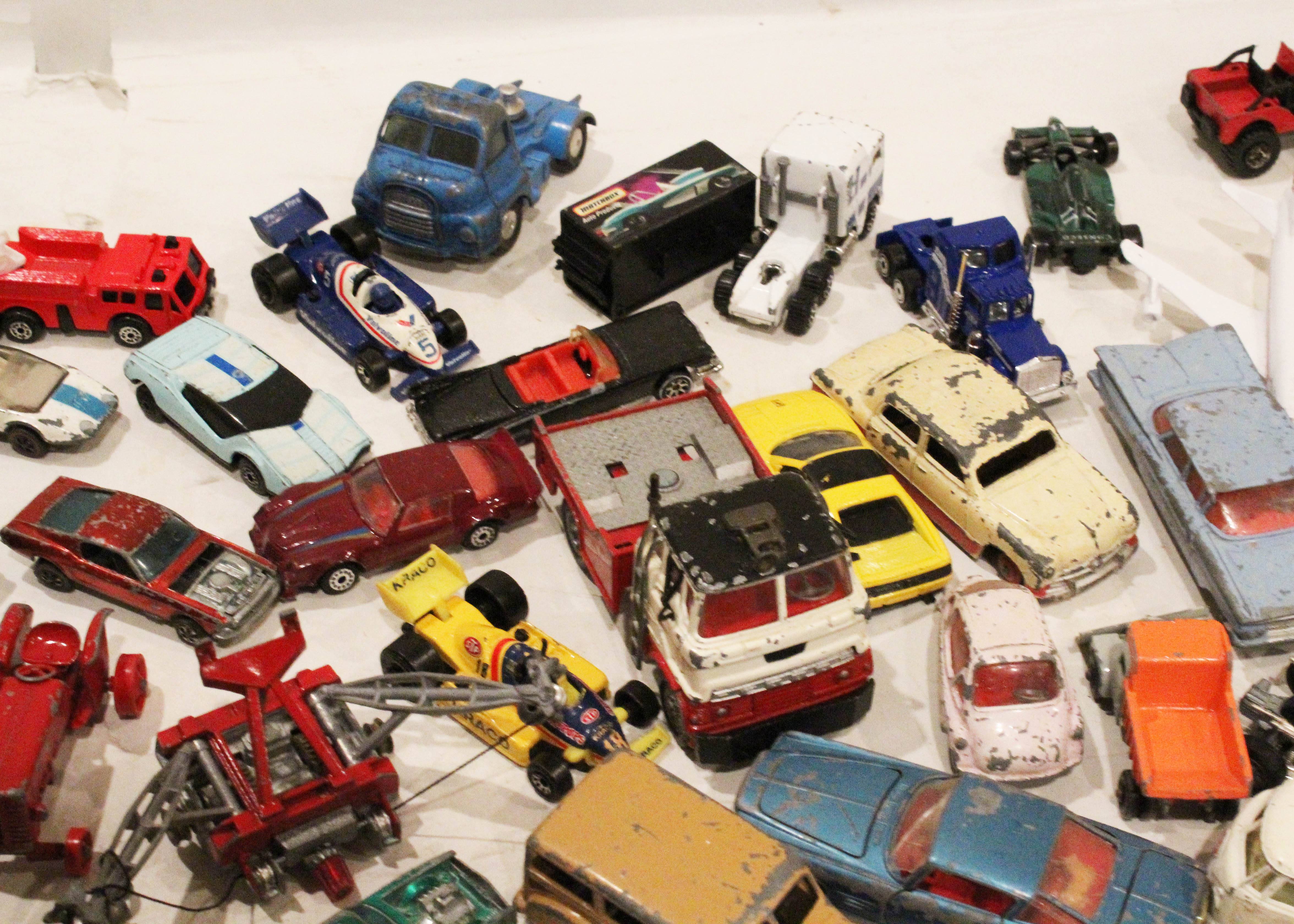 Vintage Metal Die-Cast Automobiles