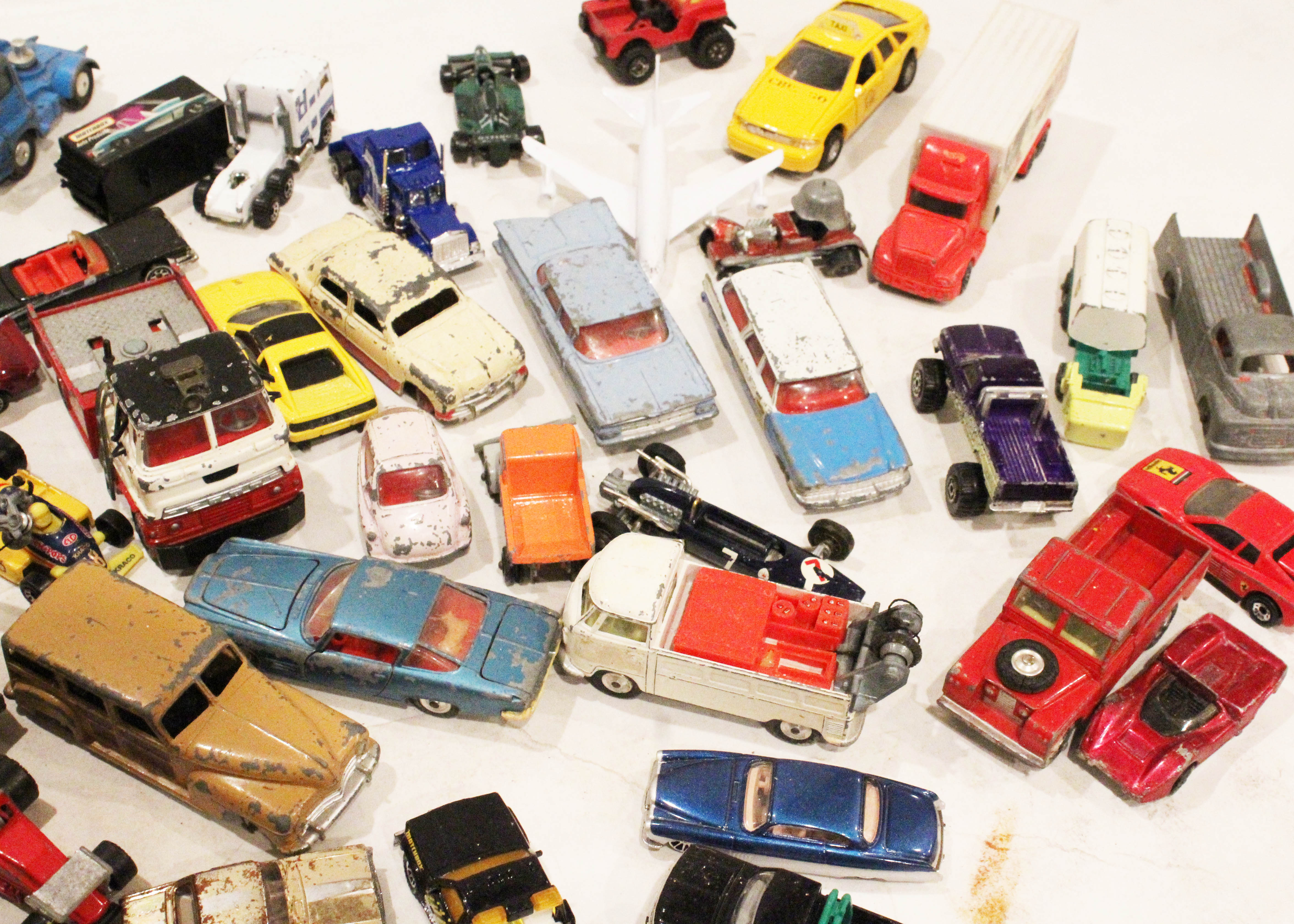 Vintage Metal Die-Cast Automobiles