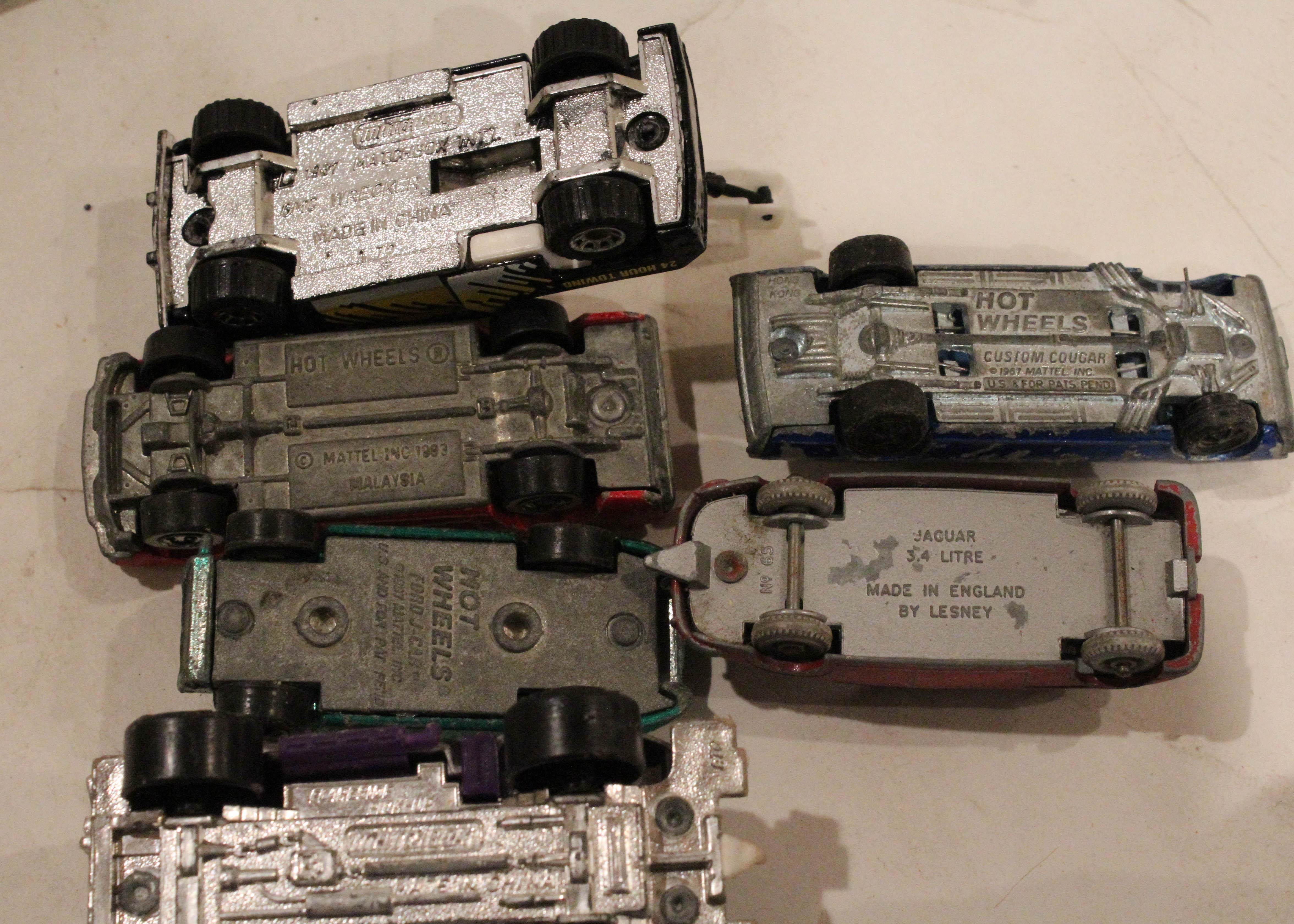 Vintage Metal Die-Cast Automobiles