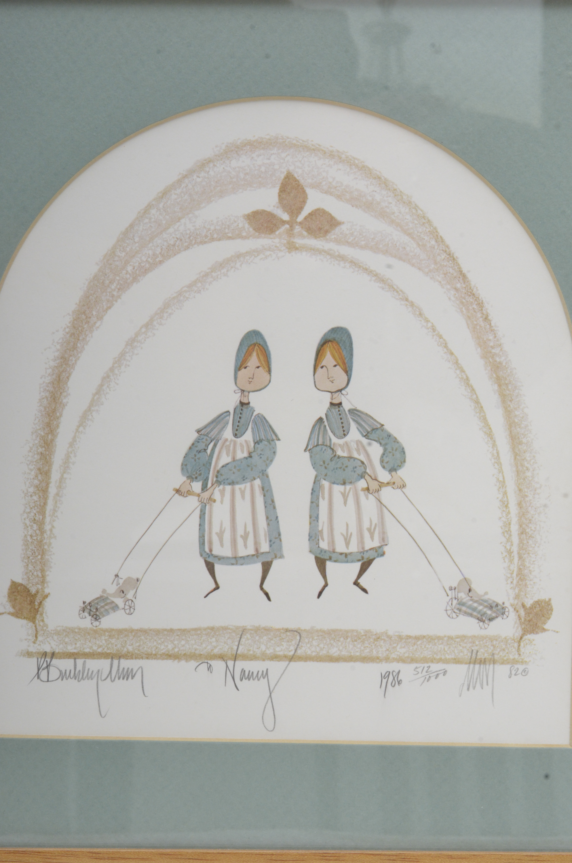 Signed P. Buckley Moss Limited Edition Print