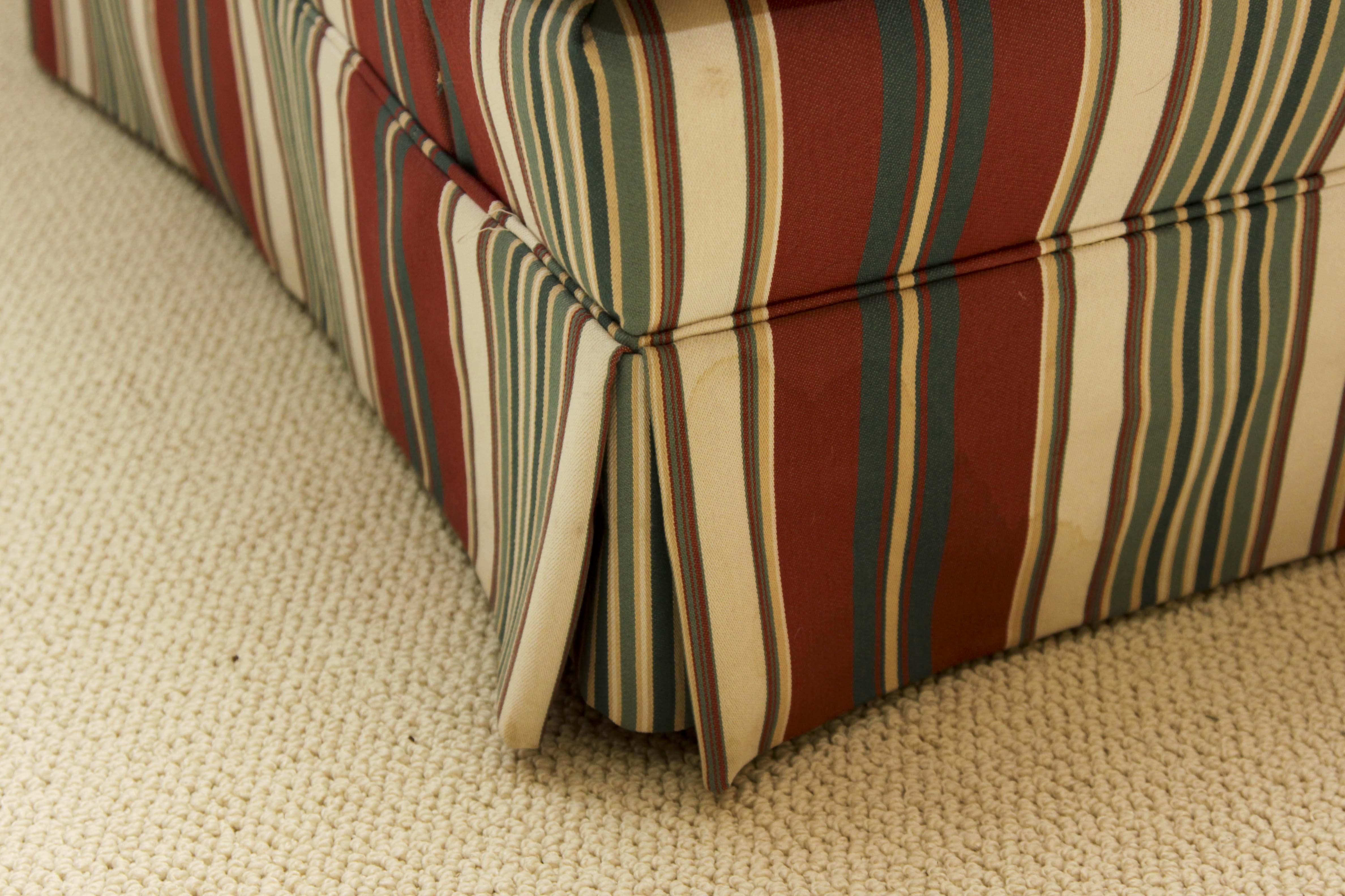 _Decorating Den_ Striped Loveseat
