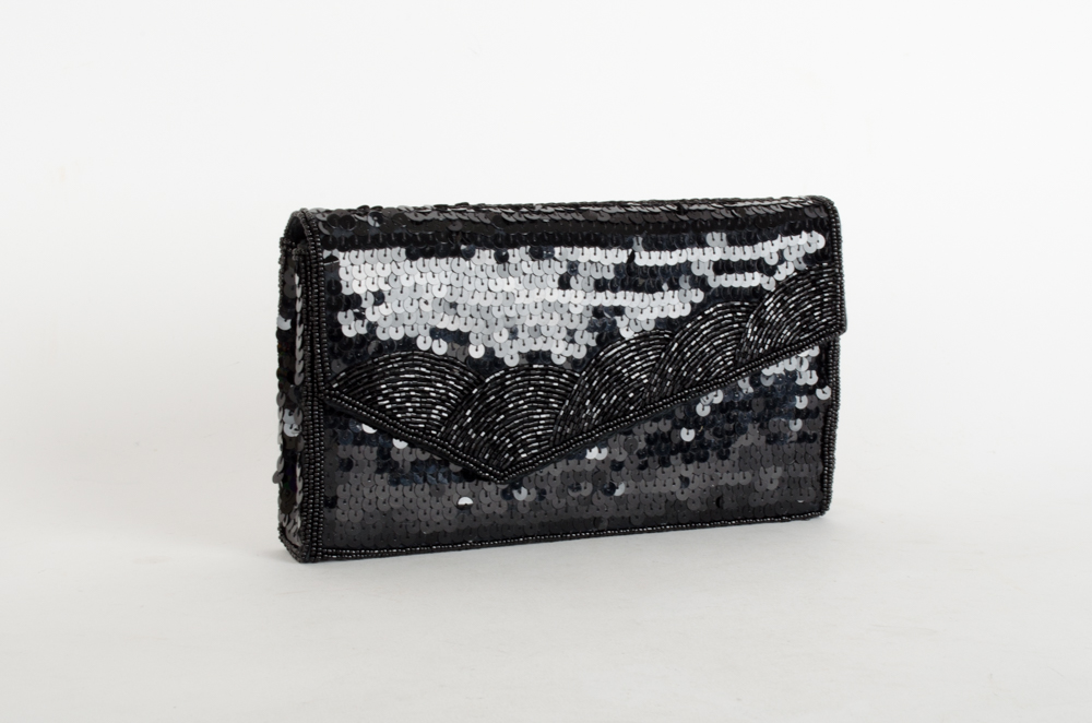 A Collection of Black and White Evening Bags