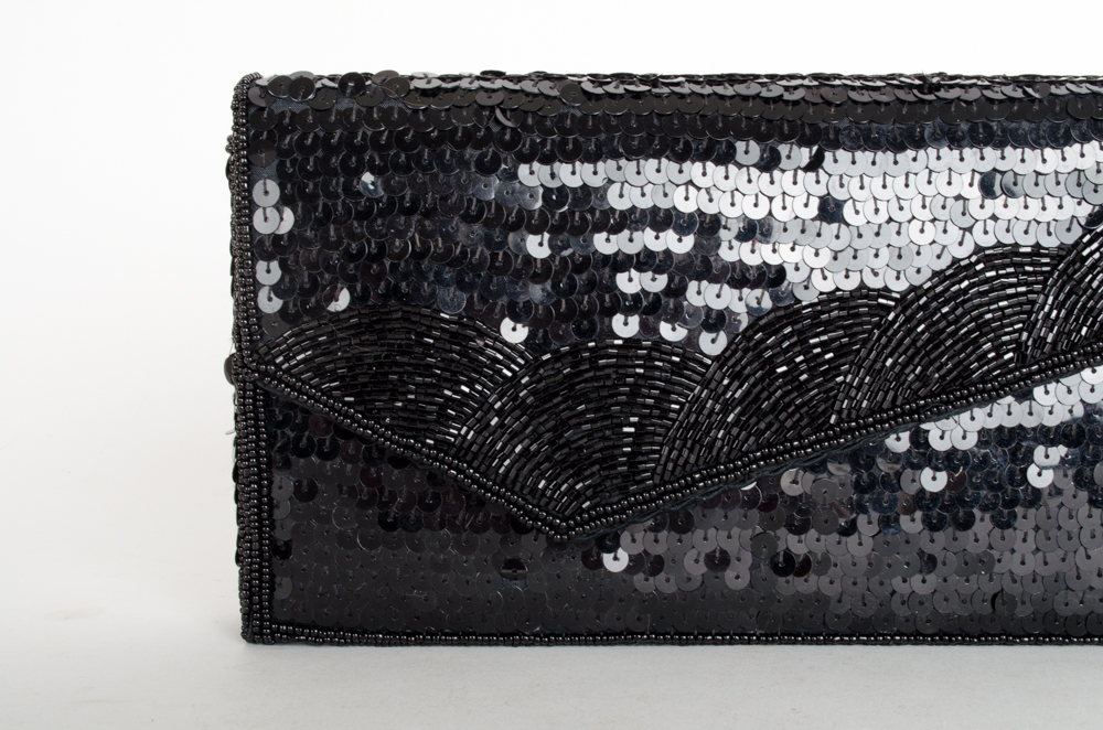 A Collection of Black and White Evening Bags